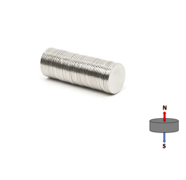 N50 Neodymium Disc Magnets (11mm x 1mm) - High-Strength Rare Earth Discs 2 N50 Neodymium Disc Magnets (11mm x 1mm) - High-Strength Rare Earth Discs - Image 2