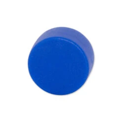 Strong Neodymium Whiteboard Magnets - 12.7mm Blue TPR Coated Button Organizers