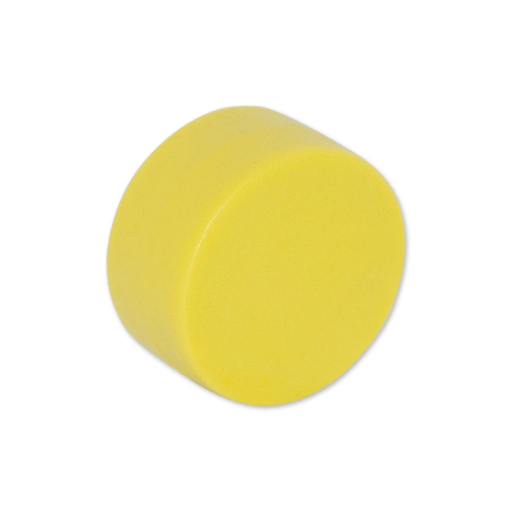 Strong Neodymium Whiteboard Magnets - Heavy Duty Non-Slip Yellow Button (12.7mm) 1 Strong Neodymium Whiteboard Magnets - Heavy Duty Non-Slip Yellow Button (12.7mm)