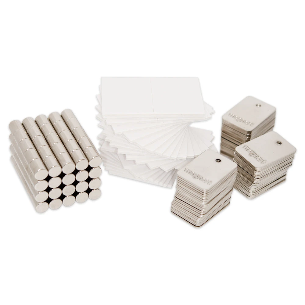 Magnart - Magnetic Art Hanging System | 100 Pack | 100 Magnets And 200 Adhesive Tabs 1 Magnart - Magnetic Art Hanging System | 100 Pack | 100 Magnets And 200 Adhesive Tabs