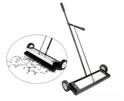 AMF Magnets 24-Inch Heavy Duty Magnetic Sweeper with Quick-Release Lever