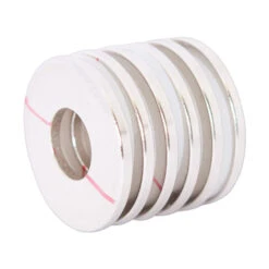 Neodymium Ring Magnet - OD25mm X H2mm X ID10mm | North Marked