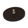 Rubber Coated Neodymium Pot Magnet with M8 Male Thread - 42kg Pull Force