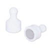 Strong White Pin Whiteboard Magnets - 12 Pack Neodymium Memo Magnets