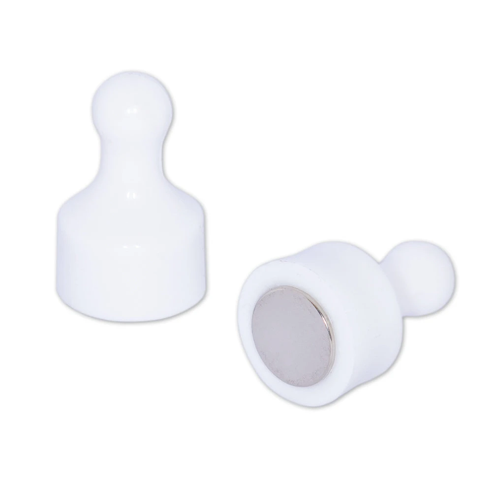 Strong White Pin Whiteboard Magnets - 12 Pack Neodymium Memo Magnets 1 Strong White Pin Whiteboard Magnets - 12 Pack Neodymium Memo Magnets